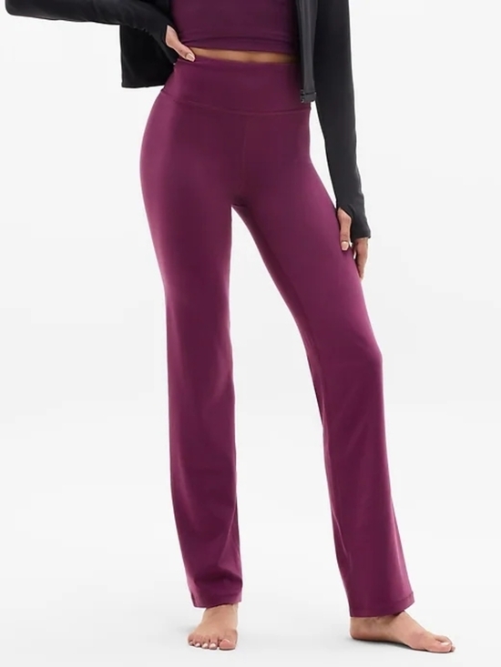 Athleta Pants - Athleta Plum Straight-Leg High-Rise Yoga Pants